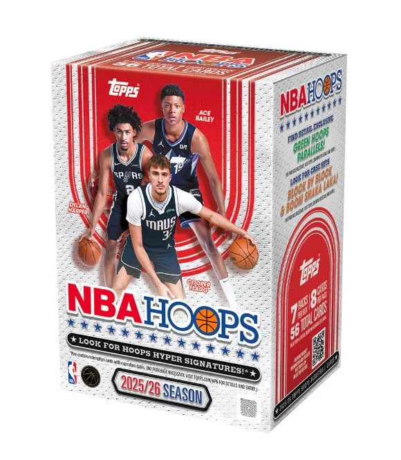 2025-26 Topps NBA Hoops Basketball Blaster Box