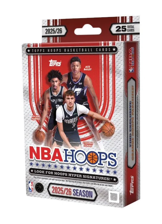 2025-26 Topps NBA Hoops Basketball Hanger 64 Box Case (Ships Sealed Only) - B2
