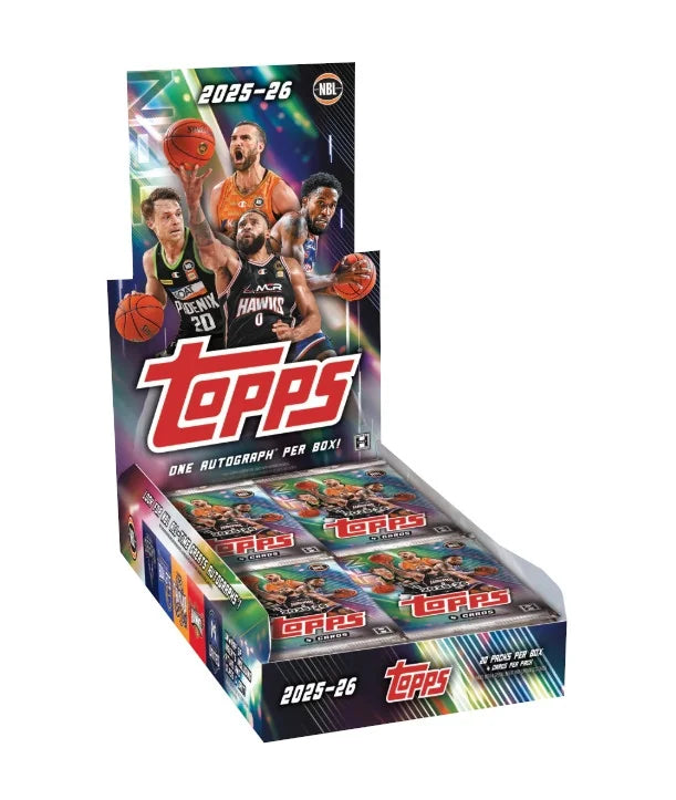 2025-26 Topps NBL Basketball Hobby 12 Box Case (Ships Sealed Only)