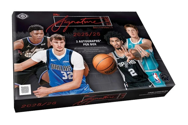 2025-26 Topps Signature Class Basketball Hobby 12 Box Case