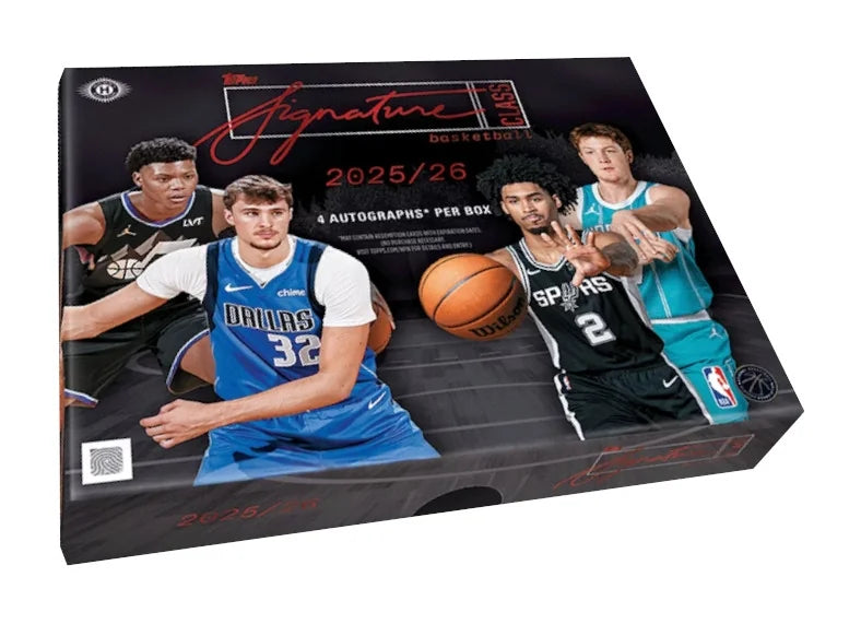 2025-26 Topps Signature Class Basketball Jumbo 6 Box Case
