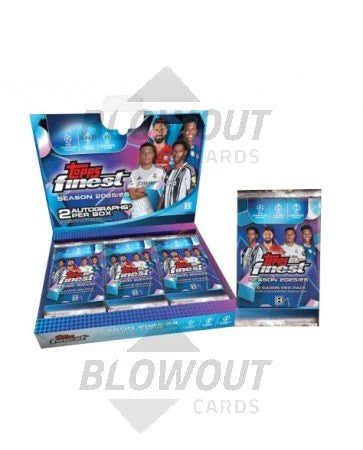 2025 26 Topps UEFA Finest Soccer Hobby Box 6 Packs