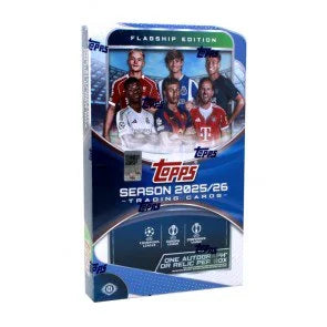 2025 26 Topps UEFA Club Competitions Soccer Hobby Box (Ships Sealed Only)