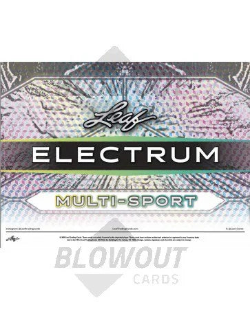 DRAFT - 2025 Leaf Electrum Multi-Sport Hobby Box | 3 Signatures