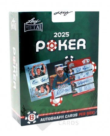 DRAFT - 2025 Leaf Metal Poker 10 Box Case | Autographed Cards