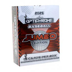 2025 Leaf Optichrome Baseball Jumbo 8 Box Case 12 Autographs Per Box (Ships Sealed Only)