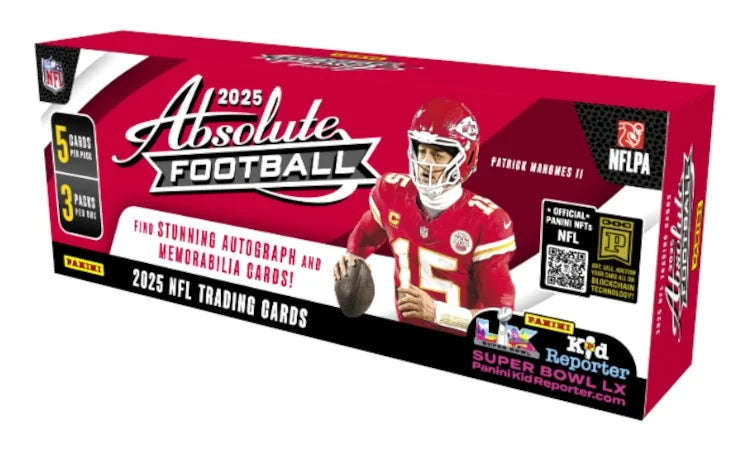 2025 Panini Absolute Football Hobby 12 Box Case