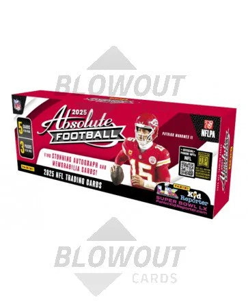 2025 Panini Absolute Football Hobby Box 3 Packs (Ships Sealed Only)