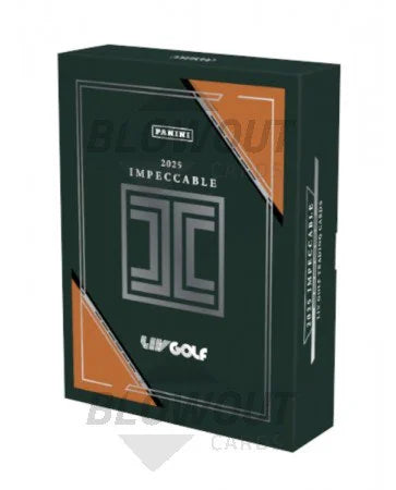DRAFT - 2025 Panini Impeccable LIV Golf Hobby 3-Box Case