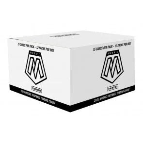 2025 Panini Mosaic Football Fat Pack 12 Box Case 27452 (Ships Sealed Only)