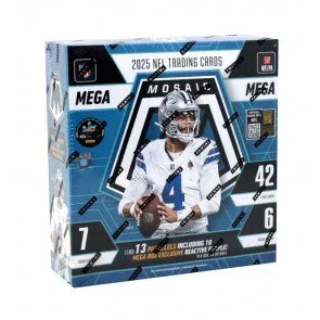 2025 Panini Mosaic Football Mega Box (Ships Sealed Only)