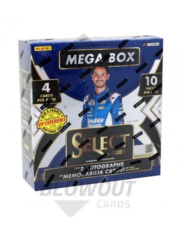 DRAFT - 2025 Panini Select Racing Mega Box | 10 Packs, 4 Cards Per Pack