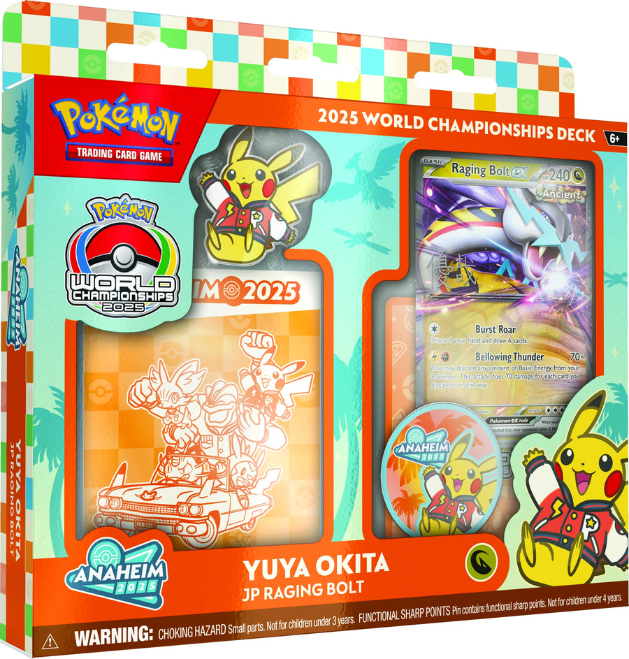 2025 Pokemon TCG World Championship Deck 6 Box Case