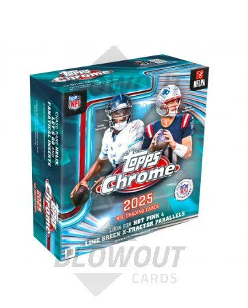 DRAFT - 2025 Topps Chrome Football Mega Box | Rookie Autographs & X-Fractors