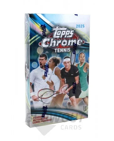 DRAFT - 2025 Topps Chrome Tennis Hobby Case | 12 Boxes