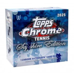 2025 Topps Chrome Tennis Sapphire Edition 10 Box Case
