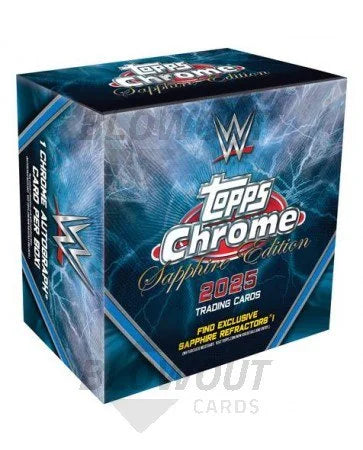 DRAFT - 2025 Topps Chrome WWE Sapphire Edition | 10-Box Case