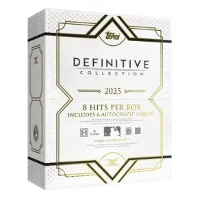 2025 Topps Definitive Baseball Hobby 2 Box Case (Ships Sealed Only)