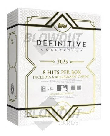 2025 Topps Definitive Baseball Hobby Box (Ships Sealed Only)