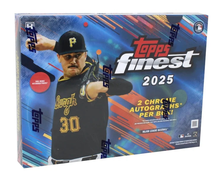 2025 Topps Finest Baseball Hobby 8 Box Case (Ships Sealed Only) - B2