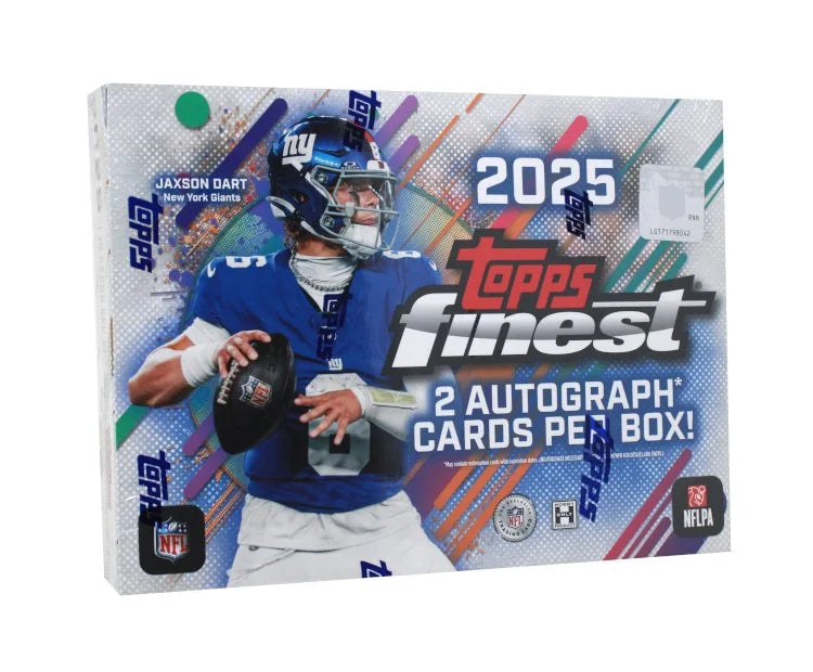 2025 Topps Finest Football Hobby 8 Box Case
