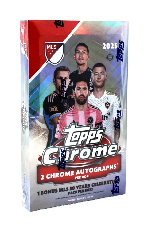 2025 Topps MLS Chrome Soccer Hobby Box
