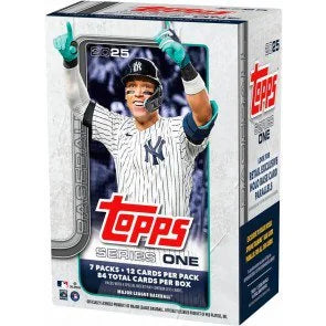 2025 Topps Series 1 Baseball Blaster Box 7 Packs (Ships Sealed Only)