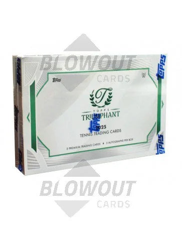 DRAFT - 2025 Topps Triumphant Tennis Hobby 10-Box Case