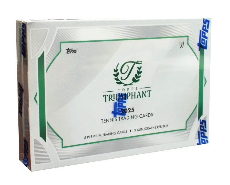 2025 Topps Triumphant Tennis Hobby 10 Box Case