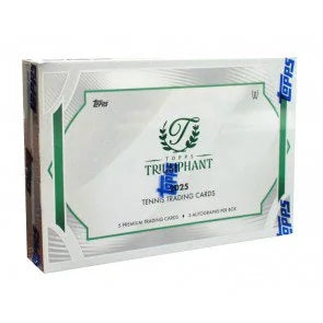 2025 Topps Triumphant Tennis Hobby Box