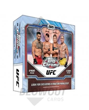 DRAFT - 2025 Topps UFC Chrome Mega Box Case | 20 Boxes