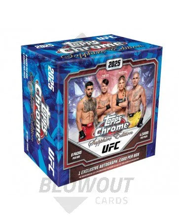 DRAFT - 2025 Topps UFC Chrome Sapphire Edition | 10-Box Case