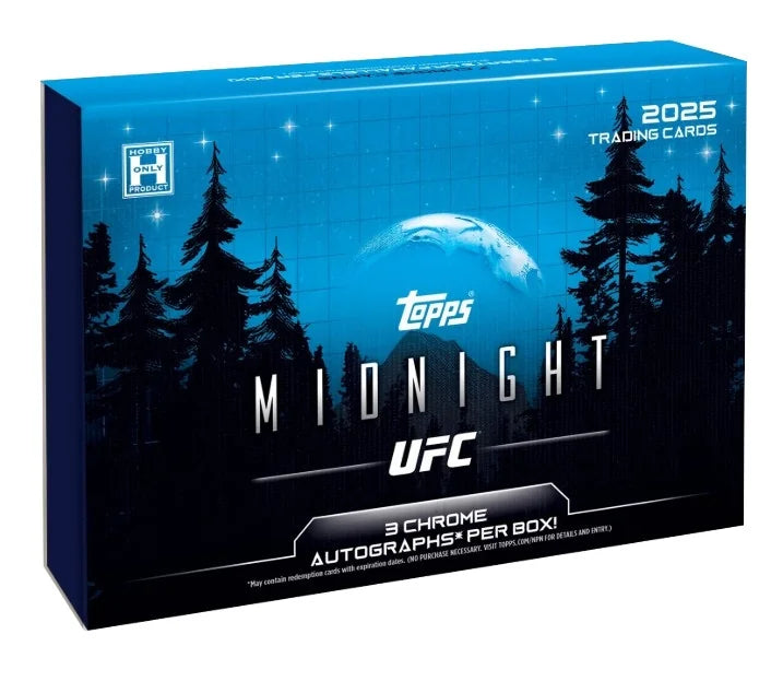2025 Topps UFC Midnight Hobby Box (Ships Sealed Only) - B