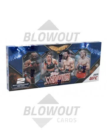 DRAFT - 2025 Topps UFC Stadium Club Hobby Box | Chrome & Autographs