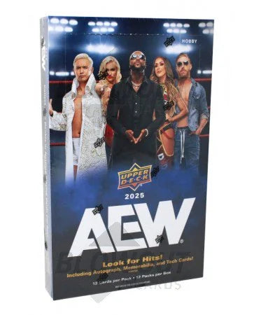 DRAFT - 2025 Upper Deck AEW Wrestling Hobby Box | 12 Packs