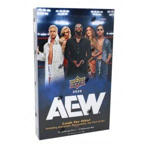 DRAFT - 2025 Upper Deck AEW Wrestling Hobby Box | 12 Packs