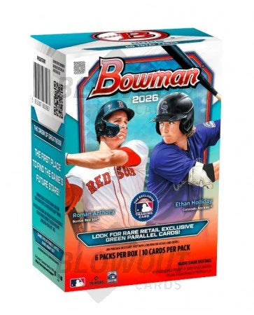 DRAFT - 2026 Bowman Baseball Blaster 40 Box Case | Prospect-Focused Release