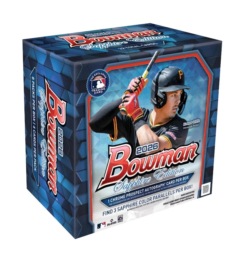 2026 Bowman Baseball Sapphire Edition Box | 8 Packs (Ships Sealed Only)