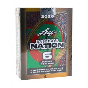 2026 Leaf Baseball Nation Hobby 10 Box Case