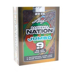 2026 Leaf Baseball Nation Jumbo 8 Box Case