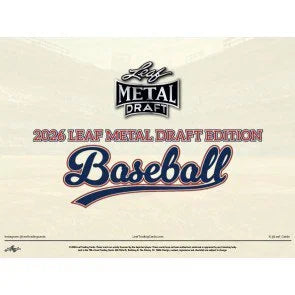 2026 Leaf Metal Draft Edition Baseball Hobby Box