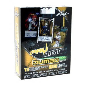 2026 Leaf Paydirt Football Jumbo 10 Box Case (Ships Sealed Only)