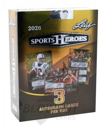 DRAFT - 2026 Leaf Sports Heroes Hobby 10-Box Case | Multi-Signed Autographs