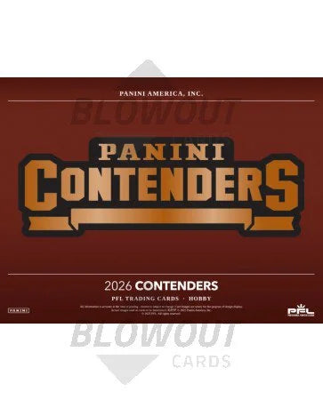 DRAFT - 2026 Panini Contenders PFL Hobby Case | 12 Boxes