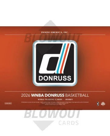 2026 Panini Donruss WNBA Basketball Hobby Box | 12 Packs (Ships Sealed Only)