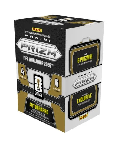 2026 Panini Prizm FIFA World Cup Soccer Hobby Blaster | 20 Box Case (Ships Sealed Only)