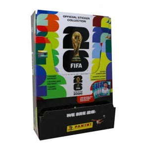 2026 FIFA World Cup Panini Sticker Album Combo 12ct Case (Ships Sealed Only)