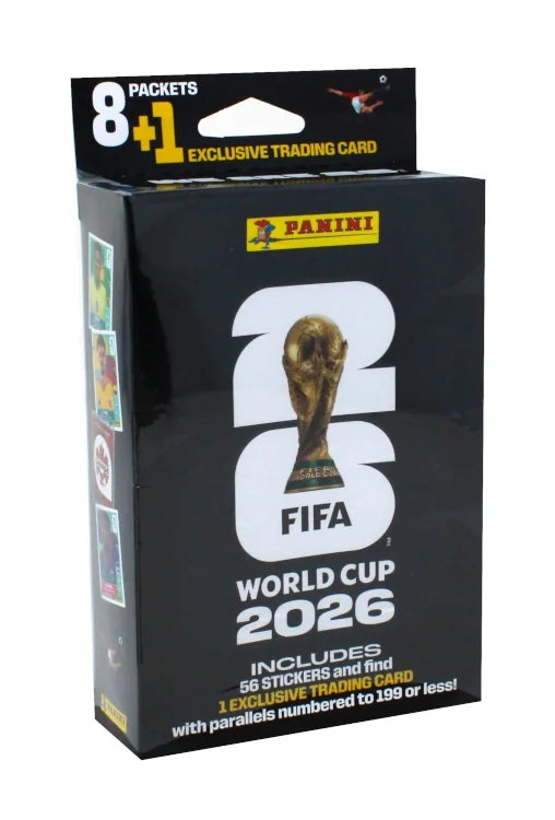 2026 Panini World Cup Soccer Sticker Hanger Pack | 10 Box Lot (Ships Sealed Only)
