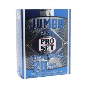 2026 Pro Set Metal Baseball Jumbo 8 Box Case