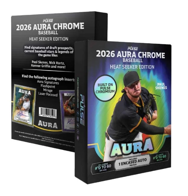 2026 Pulse Aura Chrome Baseball Heat Seeker 24 Box Case - B2